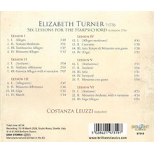 Leuzzi, Costanza - Elizabeth Turner: Six Lessons For the Harpsichord (London, 1756)