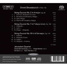 Jerusalem Quartet - Shostakovich: String Quartets N 2,7 & 10