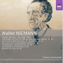 Kamieniak, Tomasz - Walter Niemann: Piano Music, Volume One