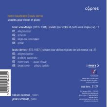 Samouil, Tatiana - Vieuxtemps & Vierne: Sonates Pour Violon Et Piano