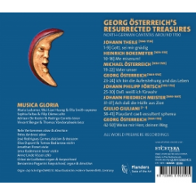 Musica Gloria & Nele Vertommen & Beniamino Paganini - Georg Osterreich S Resurrected Treasures - North-German Cantatas Around 1700