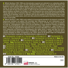 Backhaus, Wilhelm - Plays Beethoven - Sonatas & Variations & the Complete Concertos
