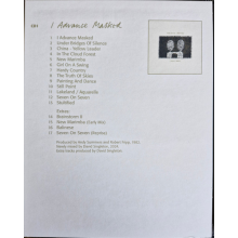 Summers, Andy & Robert Fripp - The Complete Recordings 1981 - 1984