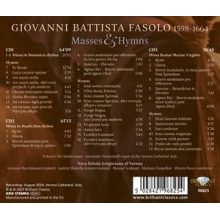 Sordo, Federico Del & Nova Schola Gregoriana of Verona & Alberto Turco - Giovanni Battista Fasolo: Masses & Hymns