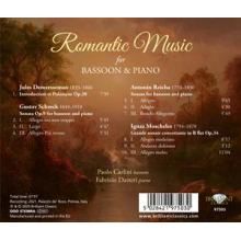 Carlini, Paolo & Fabrizio Datteri - Romantic Music For Bassoon & Piano