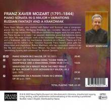 Markham, Robert - F.X. Mozart: Piano Sonata In G Major; Variations; Russian Fantasy & a Krakowiak