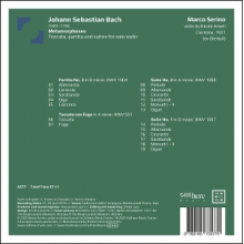 Serino, Marco - Metamorphoses - J. S. Bach: Toccata, Partita and Suites For Solo Violin