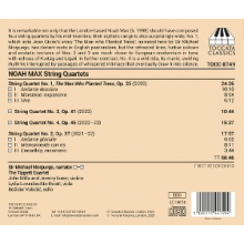Tippett Quartet - Noah Max: String Quartets