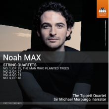 Tippett Quartet - Noah Max: String Quartets