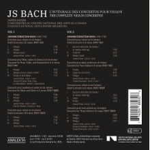 Canada S National Arts Centre Orchestra - J.S. Bach: the Complete Violin Concertos