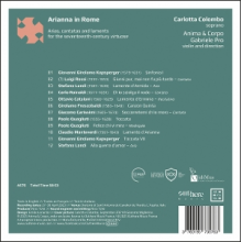 Colombo, Carlotta - Monteverdi, Frescobaldi & Kapsberger: Arianna In Rome