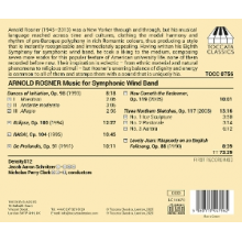 Density512 - Arnold Rosner: Music For Symphonic Wind Band