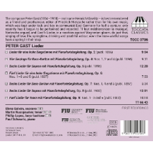 Galvan, Elena - Peter Gast: Lieder
