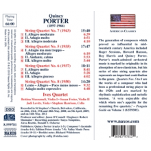 Porter, Q. - String Quartets No.5-8