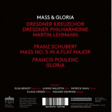 Dresdner Kreuzchor & Dresdner Philharmonie & Martin Lehmann - Schubert & Poulenc: Mass & Gloria