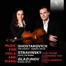 Duo Phone - Music For Viola and Piano By Shostakovich, Stravinksy, Glazunov