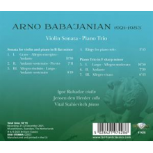 Ruhadze, Igor & Jeroen Den Herder & Vital Stahievitch - Arno Babajanian: Violin Sonata, Piano Trio