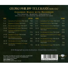 Bosgraaf, Erik & Ensemble Cordevento - Telemann: Chamber Music With Recorder