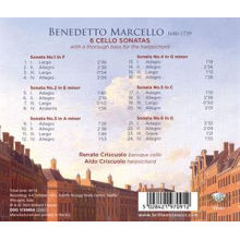 Criscuolo, Renato & Aldo Criscuolo - Marcello: 6 Cello Sonatas