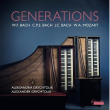 Grychtolik, Alexander - Bach, Bach & Mozart: Generations. From Bach To Mozart. Works For Two Harpsichords.