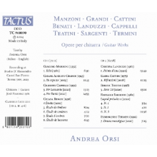 Orsi, Andrea - Guitar Works