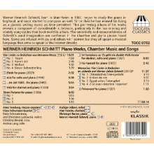 Vondung, Anke - Werner Heinrich Schmitt: Piano Works, Chamber Music and Songs