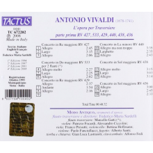 Vivaldi, A. - L'opera Per Traversiere