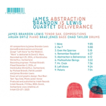 James Brandon Lewis Quartet - Abstraction is Deliverance
