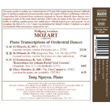 Nguyen, Tung - Mozart: Piano Transcriptions of Orchestral Dances