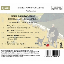 Bbc National Orchestra of Wales - Addison, Chagrin & Cannon: British Piano Concertos Vol. 3