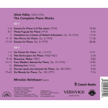 Beinhauer, Miroslav - Haba: Complete Piano Works