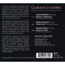 Ravel, Maurice & Claude Debussy & H. Dutilleux - Quatuors a Cordes