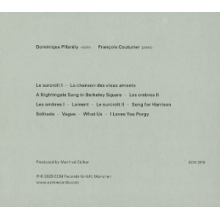 Couturier, Francois & Dominique Pifarely - Preludes and Songs