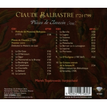 Toporowski, Marek - Balbastre: Pieces De Clavecin (1759)