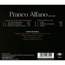 Davinci Ensemble - Alfano: Concerto For Violin, Cello & Piano, Piano Quintet
