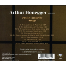 Stamellou, Eleni Lydia & Alexandra Listova - Honegger: Petite Chapelle Songs