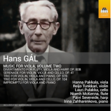 Pakkala, Hanna - Hans Gal: Music For Viola, Volume Two