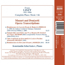 Scherbakov, Konstantin - Liszt: Complete Piano Music, Vol. 66 - Mozart & Donizetti Opera Transcriptions
