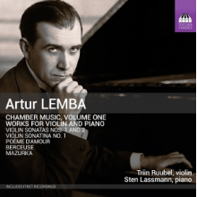 Lassmann, Sten - Artur Lemba: Chamber Music, Volume One