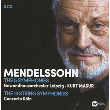 Masur, Kurt & Gewandhausorchester Leipzig & Concerto Koln - Mendelssohn: the 5 Symphonies/the 13 String Symphonies