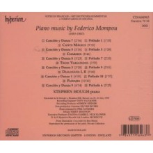 Hough, Stephen - Piano Music By Federico Mompou