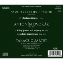 Takacs Quartet - Dvorak: String Quartet Op. 106 & Coleridge-Taylor: Fantasiestucke