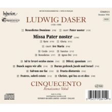 Cinquecento - Ludwig Daser: Missa Pater Noster & Other Works