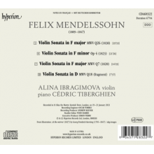 Ibragimova, Alina - Mendelssohn Violin Sonatas