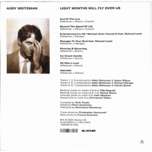 Weitzman, Addy - Light Months Will Fly Over Us