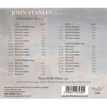 Delle Chiaie, Pietro - Stanley: Voluntaries Op.5-7