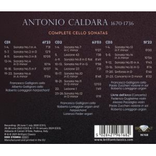 Galligioni, Francesco & Alberto Galligioni & Paolo Zuccheri & Lorenzo Feder & Roberto Loreggian & L Arte Dell Arco - Caldara: Complete Cello Sonatas