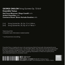 Ensemble Tamuz - George Onslow: String Quintets Op. 72 & 61