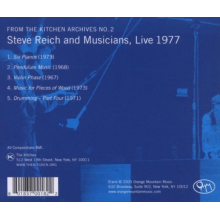 Reich, Steven - From the Kitchen..2