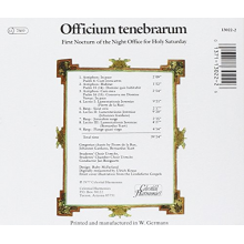 Choeur De Moines Benedictins D - Officium Tenebrarum. Holy Saturday